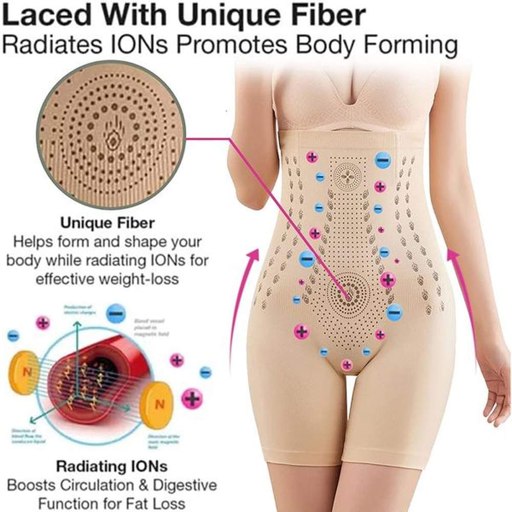 bodyshader lingerie with unique fiber optic repair shape abdominal control
