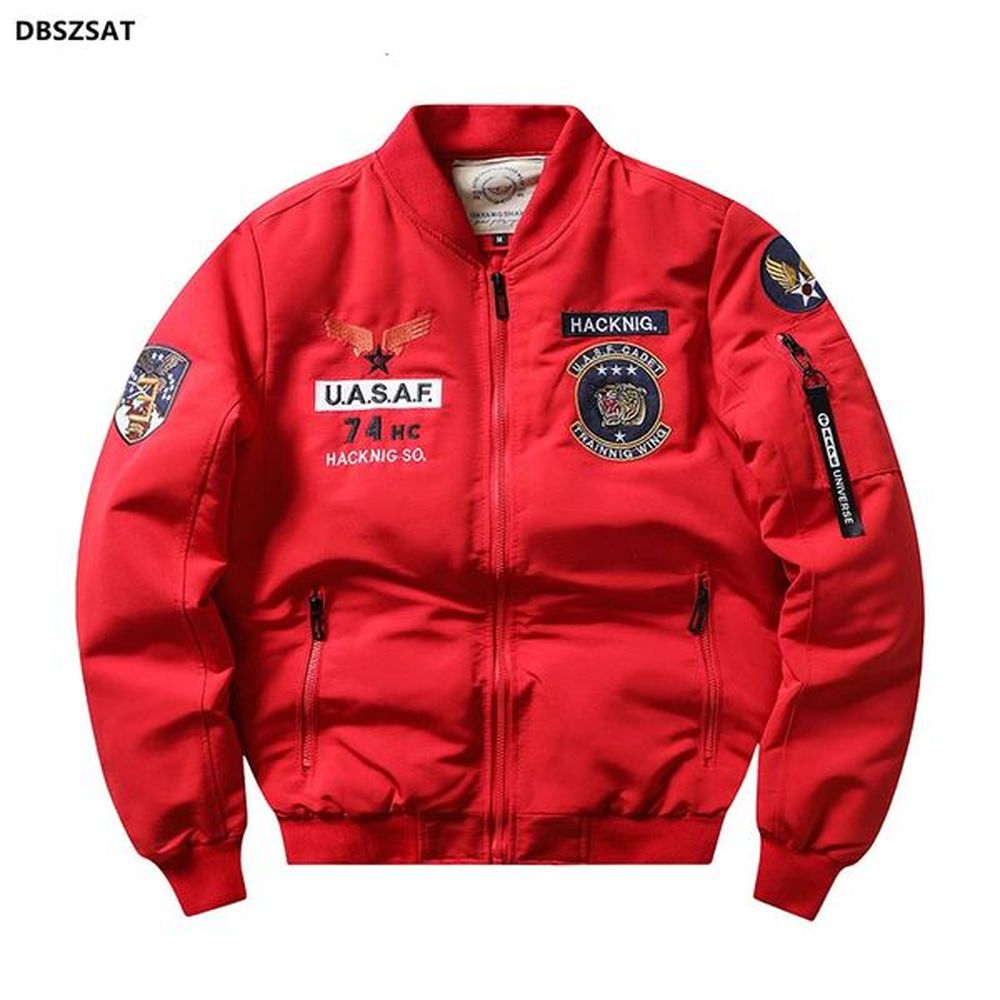 bomber jacket ma air force pilot casual arrival military style