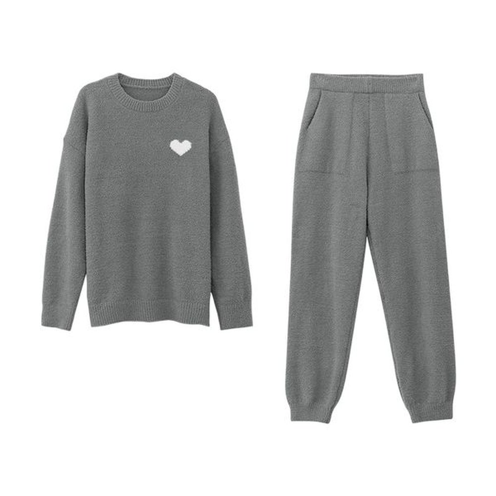 bpajamas for women spring and autumn style pure color ladies