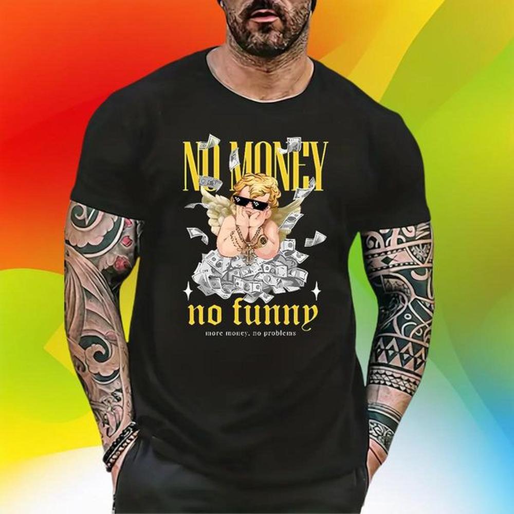 Brand Couples T Shirts money 230g Pure Cotton Sports Casual Breathable Soft T-Shirts for Men Skull Wholesale Tops Tees