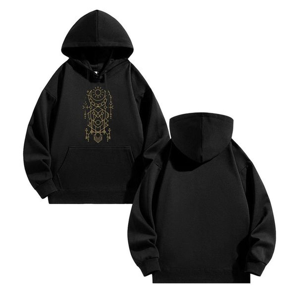 Brand Hoodie Men Anime Printing Street Loose Fit Men Tops Hoodie Breathable Plus Size Custom Tops Pullover Hoodie Tech Fleece