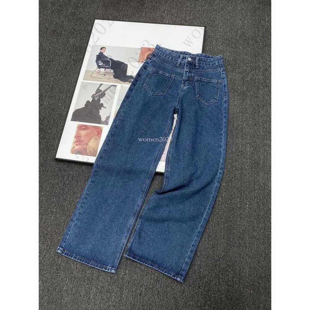 brand jeans women jean designer pants fashion geometrical pattern logo