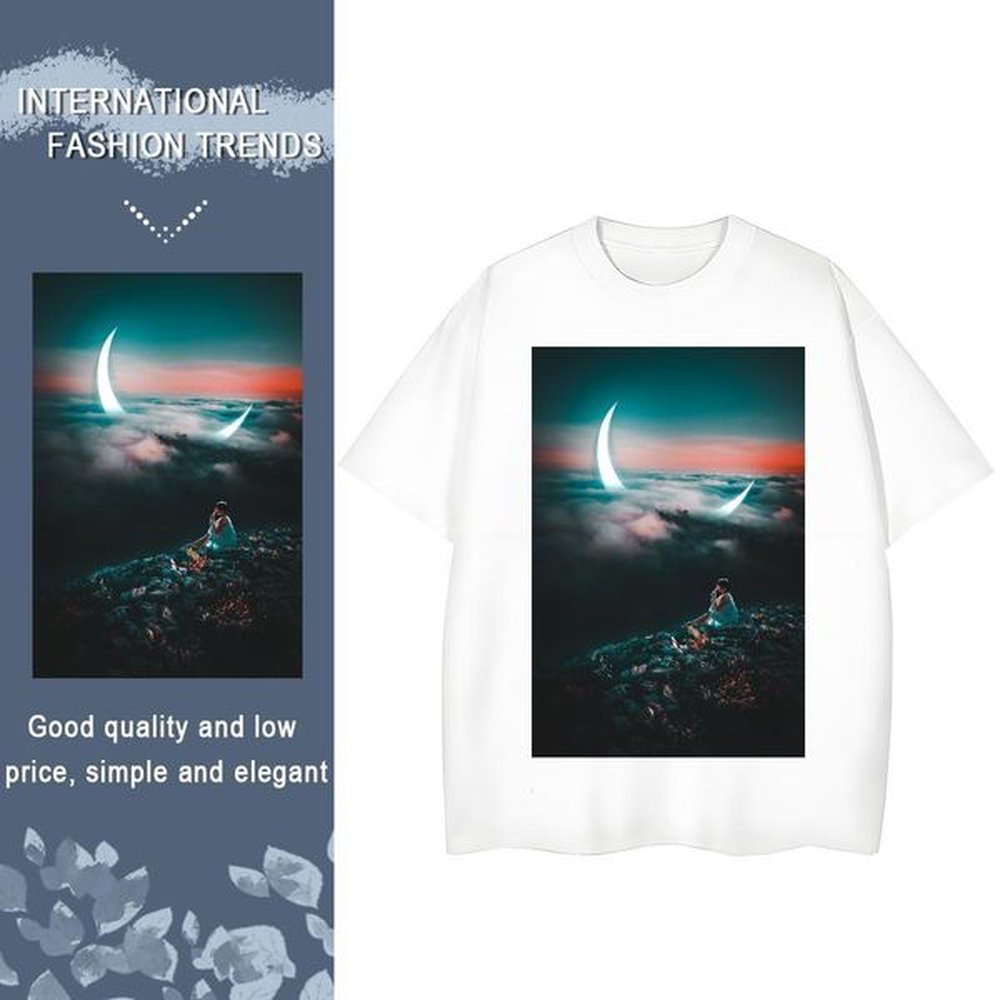 brand lady t shirt g cotton sky casual t