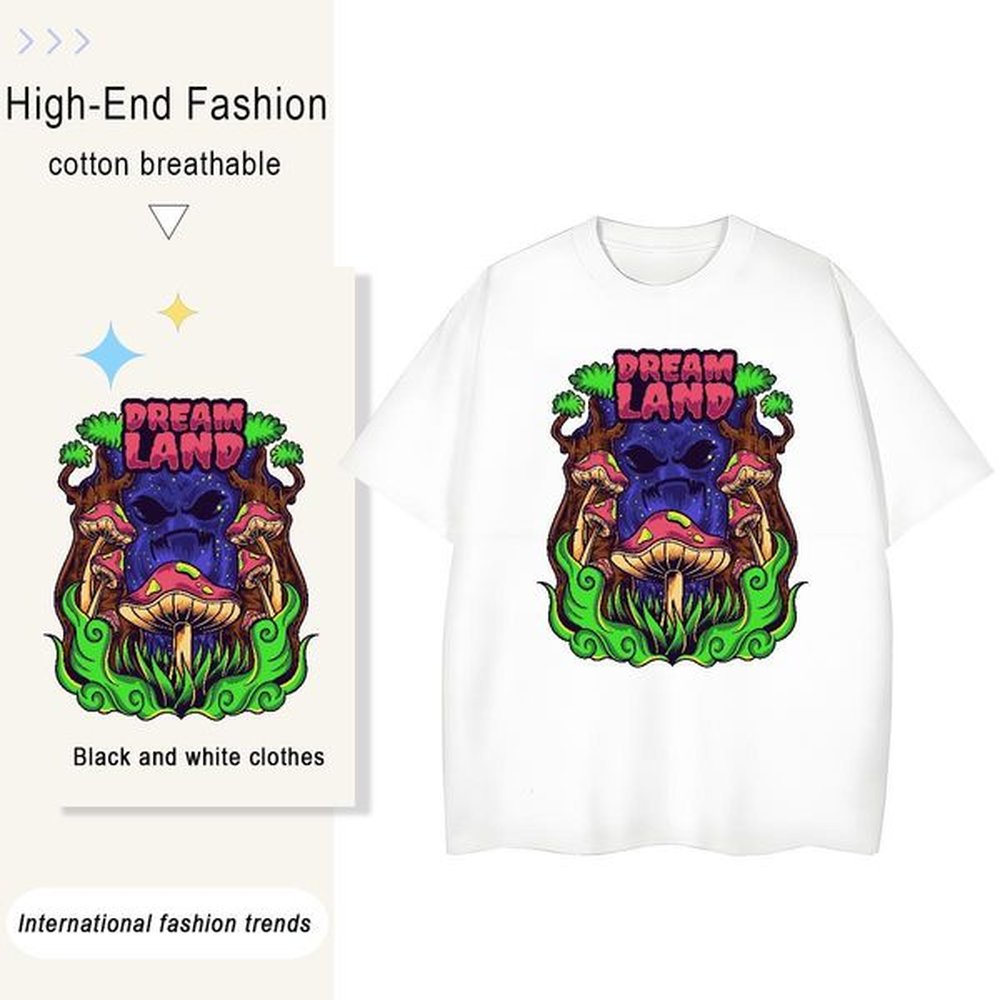 Brand Men Tshirts Sports Casual 230g Pure Cotton DIY Breathable Short Sleeve ET T Shirts Men New Designer Wear