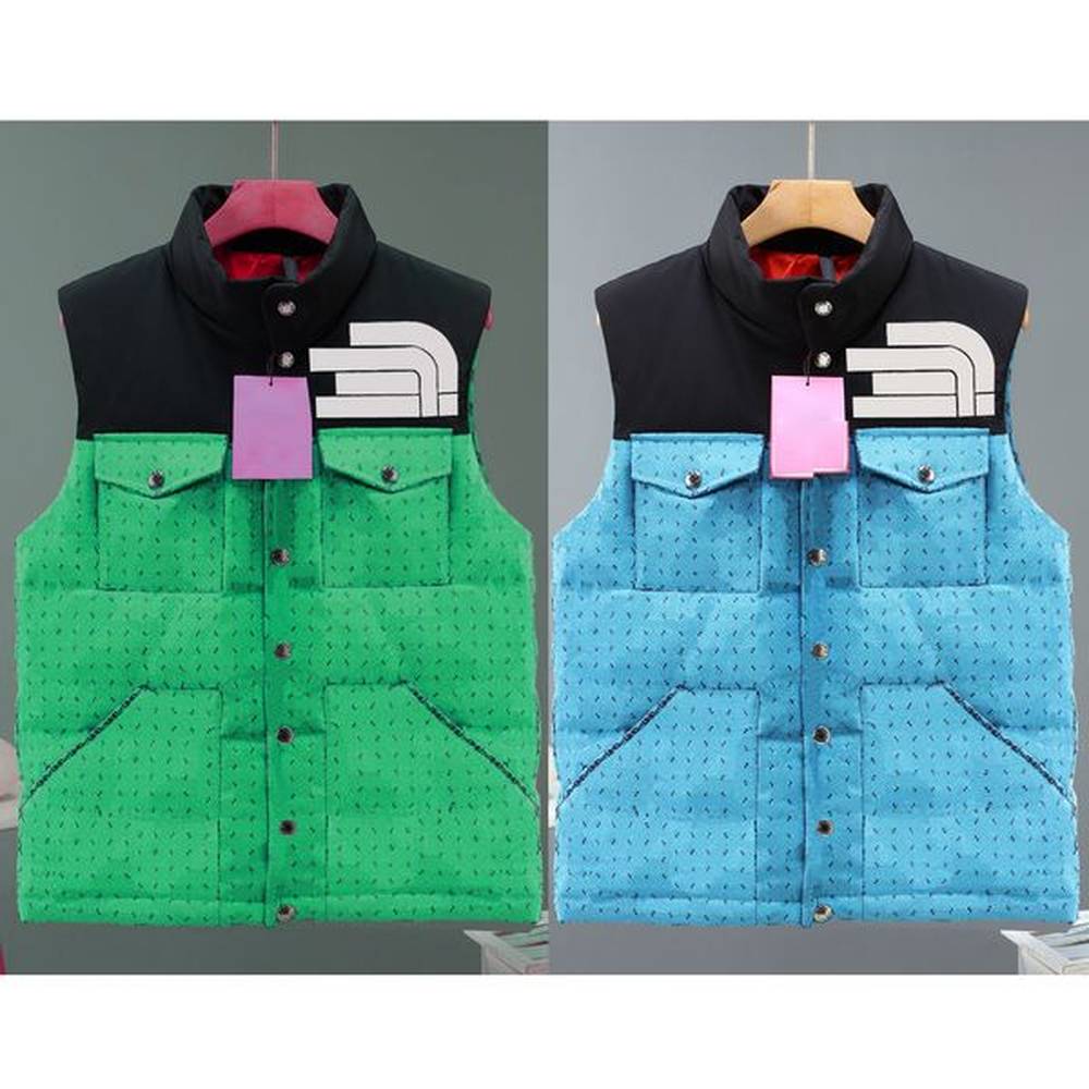 Brand mens down vests jacket fashion trend embroidery jackets couple thick warm men women downs vest puffer jacket