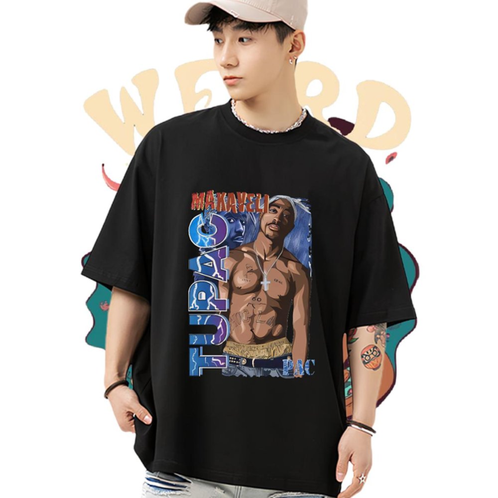 Brand T Shirt For Man High Street Hip Hop Cotton Breathable Mens Tshirts Casual New White Plus Size Polos