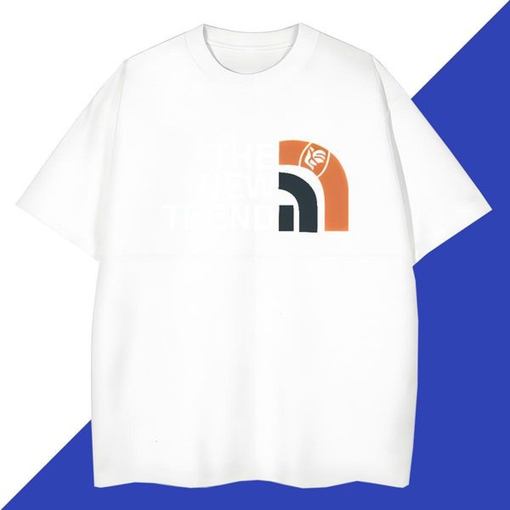 Brand T-Shirts for Men 230g Cotton letter Anime Printing Street DIY Printed Pure Cotton Men Tops Tees Customized Wear