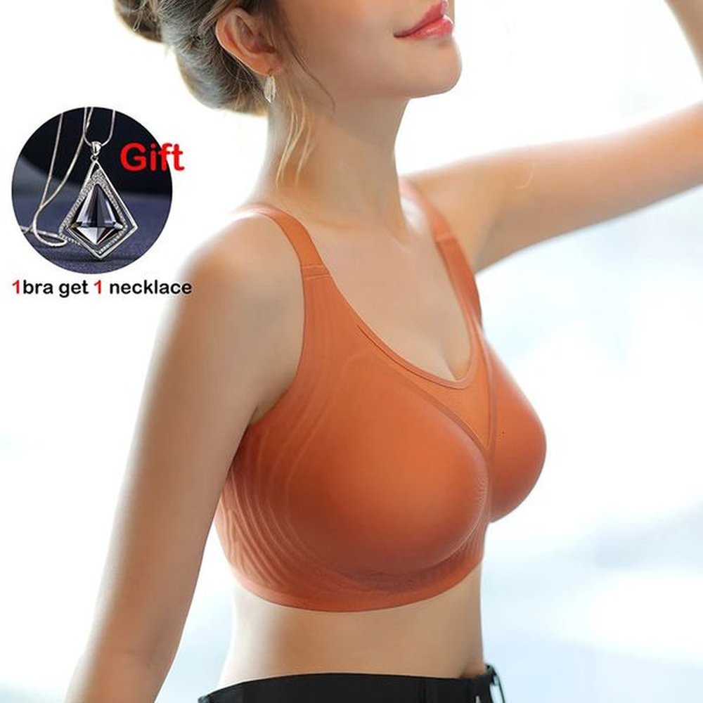 bras plus size jelly gum full cover semi fixed large