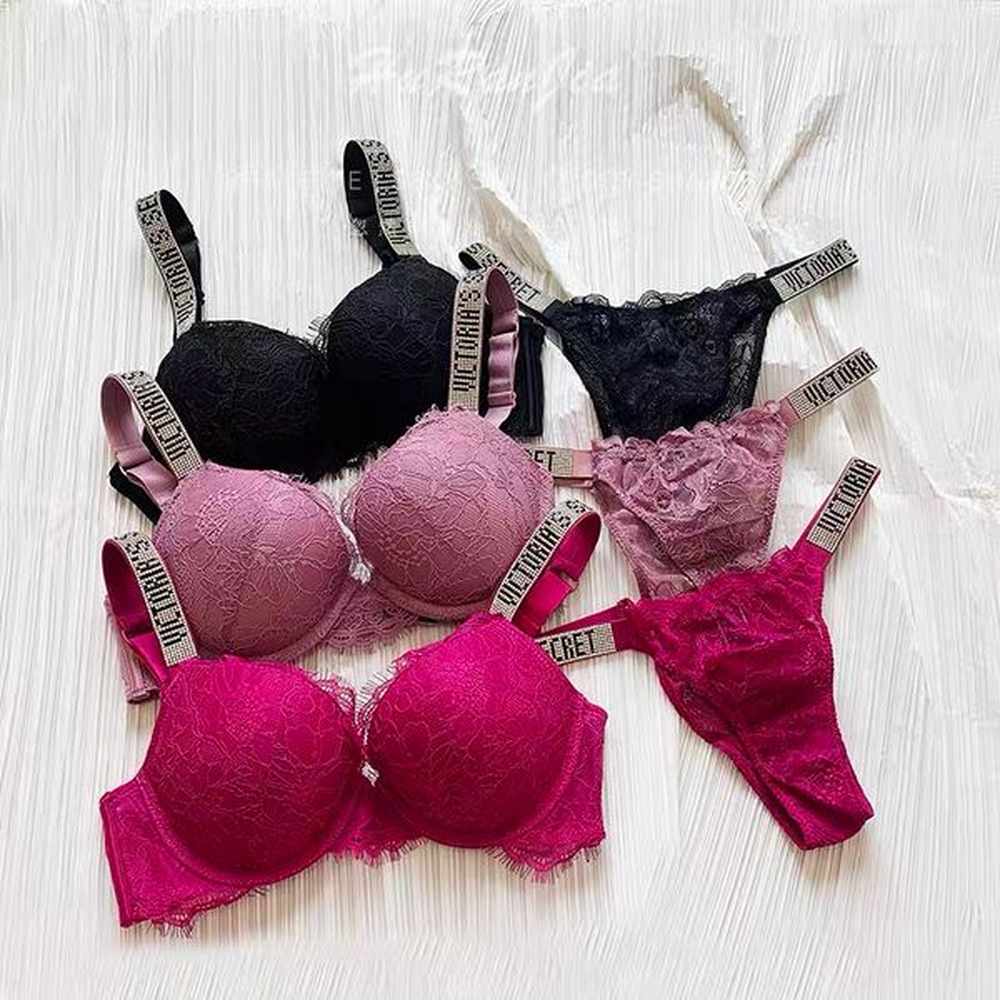 bras sets vs push up bra set lace and panty