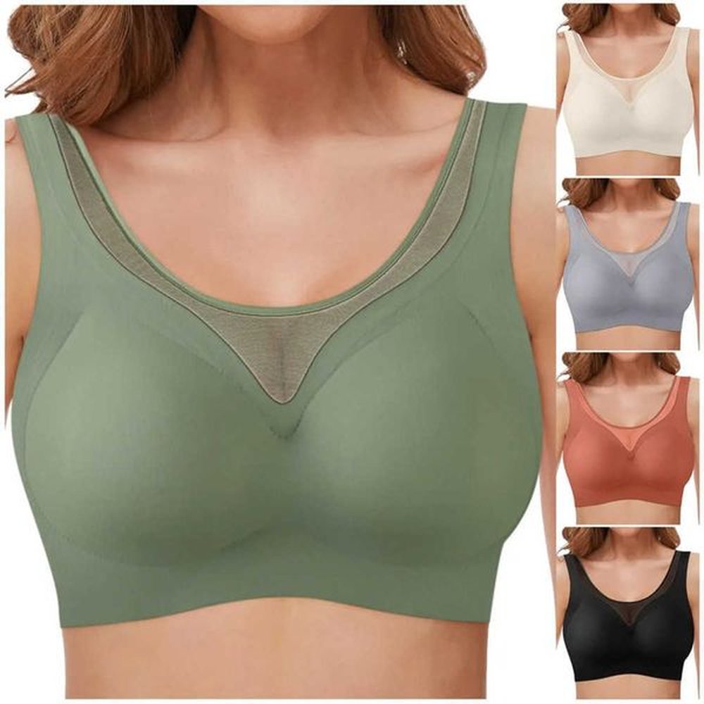 bras womens underwear bra womens front buckle lace edge non