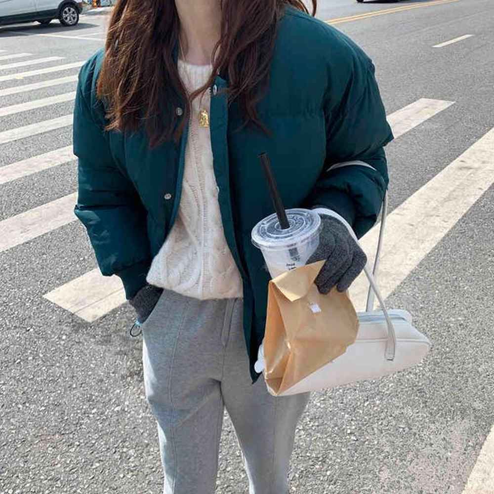 bread clothes female coat winter jacket ol work wear thick