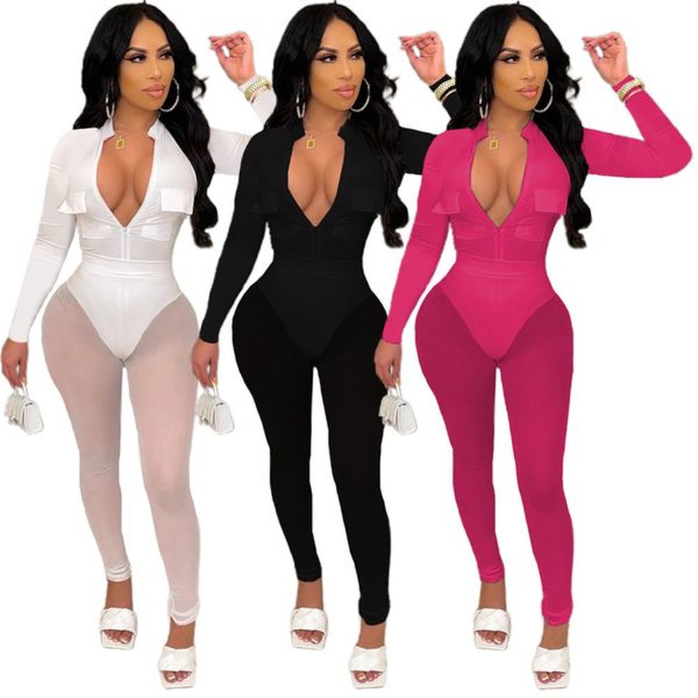 bulk wholesale tracksuits women sexy bodysuits and mesh pants two