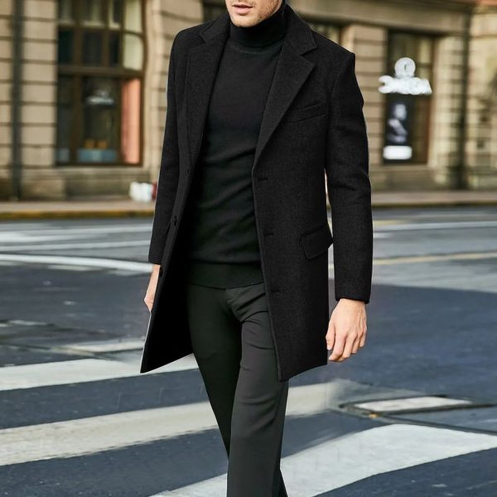 business long Jacket Vintage Thicken Coat Sheepskin Mens Topcoat Plus Size Long Winter Padded Wool mens 241228
