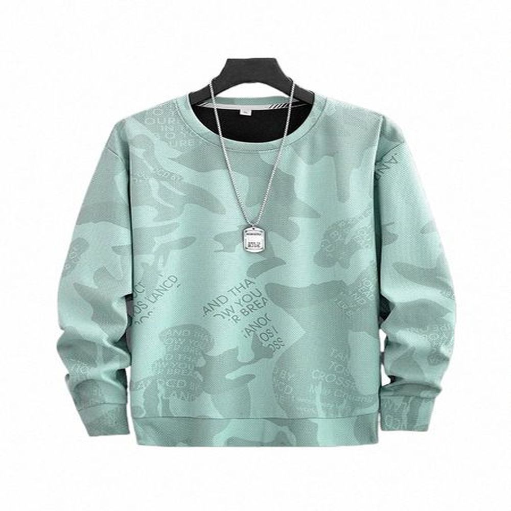 camouflage Print Sweatshirts Men O-Neck Long Sleeve Royal Red Coffee Casual Pullover Hoody Plus Size 7xl 8xl Tops D15l#