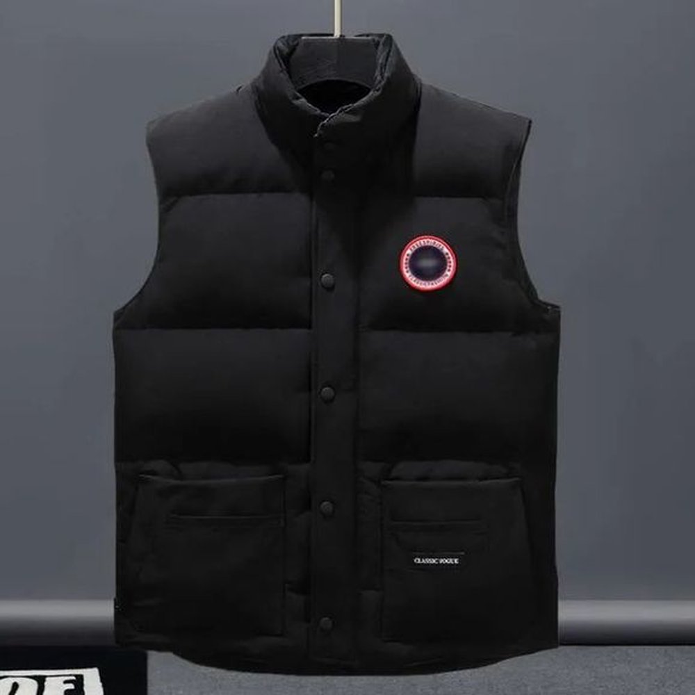 Canada Canadian Designer Badge Vest Winter Mens Winter Fashion Gilet Sleeveless Puffer Womens Down Coat Body Warmer Wasitcoat Doudoune Femme