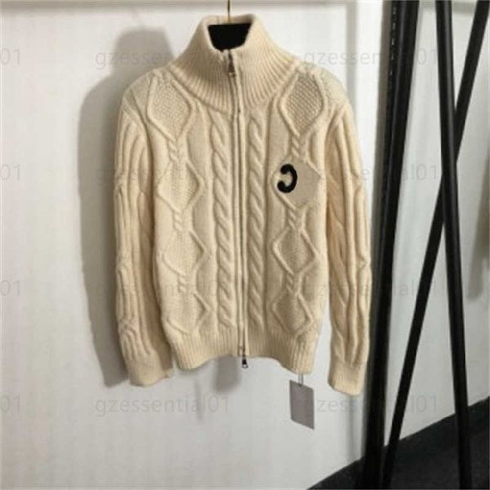 cardigan women jacket designer sweater womens sweaters flocking pattern embroidered