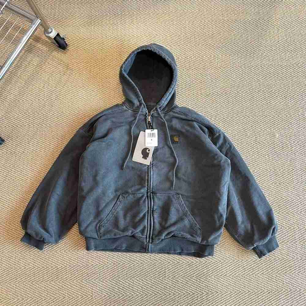 Carhartly Jacket Designer Hoodie Loose Fitting Sweater Heavyweight Hoodie Vintage Hooded Women Men Classic Vista Outerwear Casual Carharttja