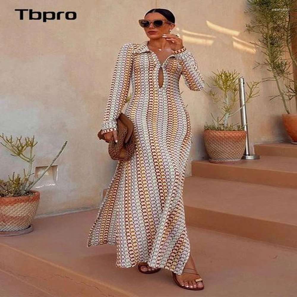 casual contrast knit hollow long sleeve slim dresses womens fashion