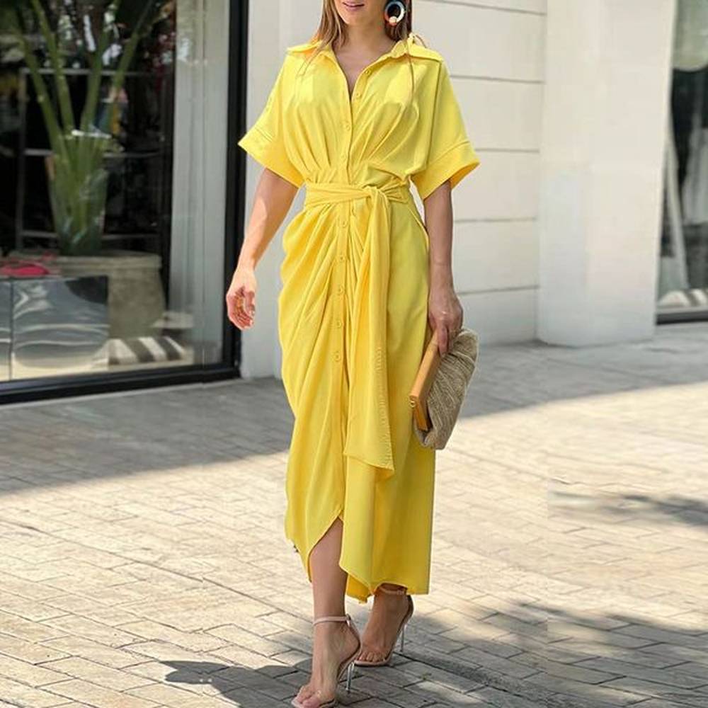 casual dresses europe runway designer dress womens high quality