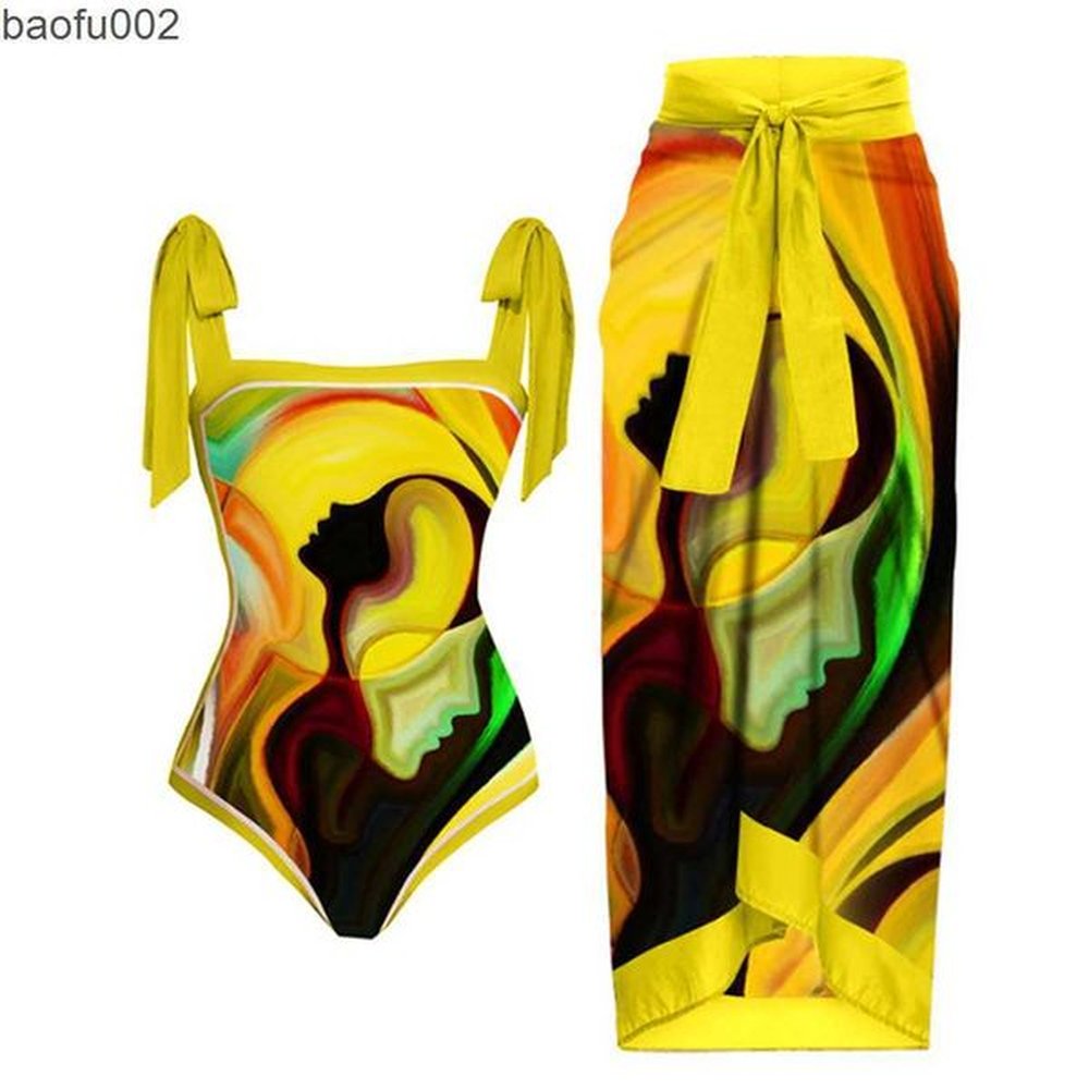 casual dresses vintage women one piece swimsuit female retro swimwear