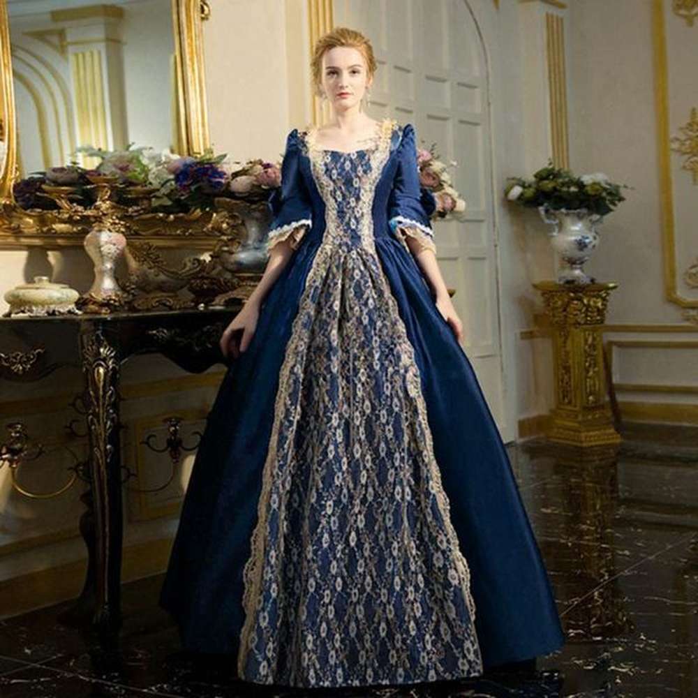 casual dresses women retro party gothic vintage dress steampunk court