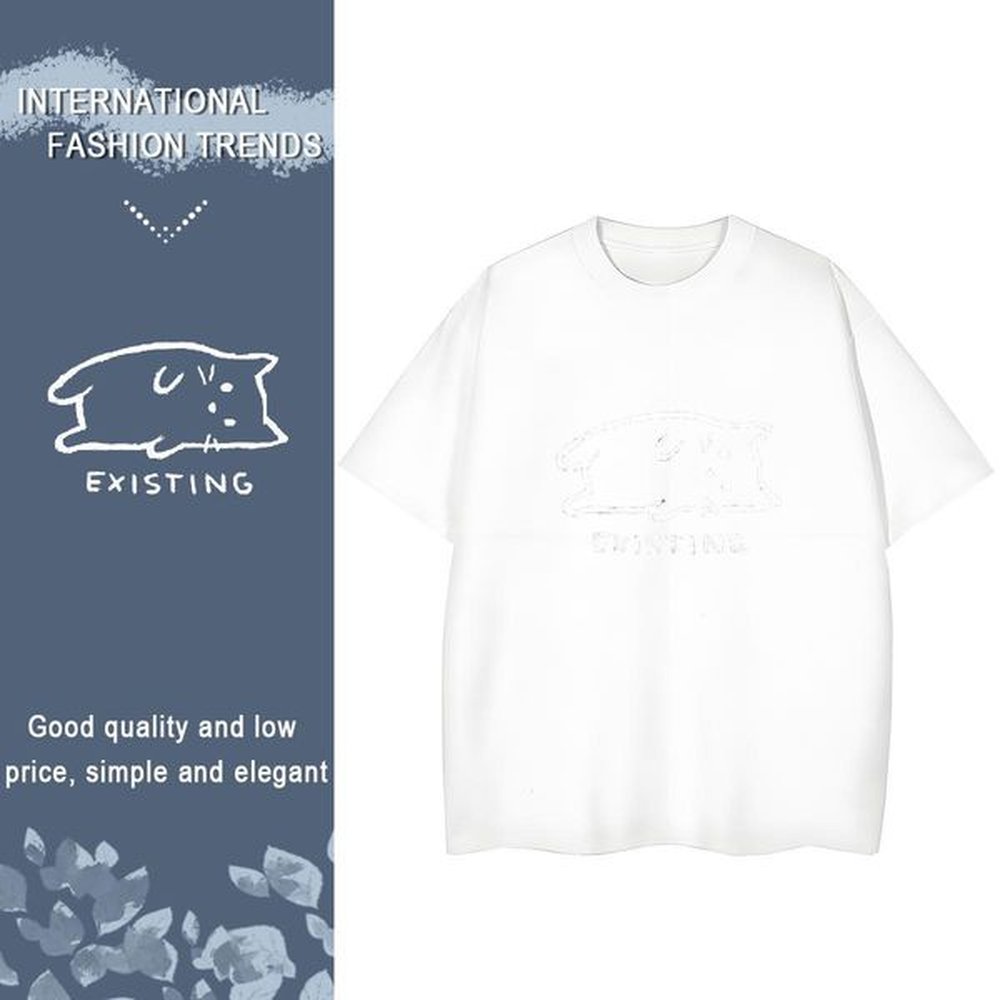 casual lady t shirt street wear breathable soft tops