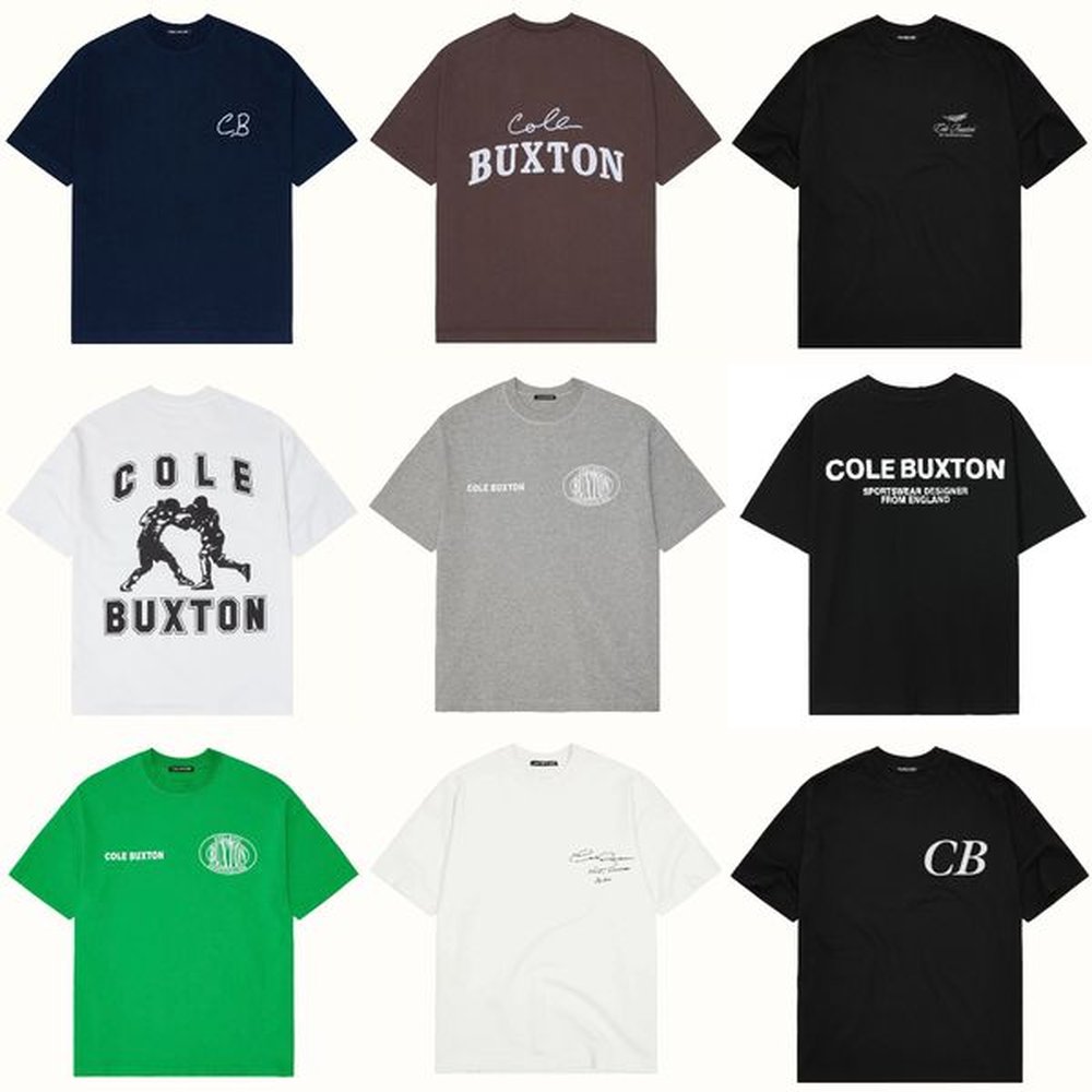 CB Designer Summer Cole Buxton Men's T-Shirts Streetwear Letter Printed Casual Fashion Short Sleeve Men Women Round neck T Shirt Europe