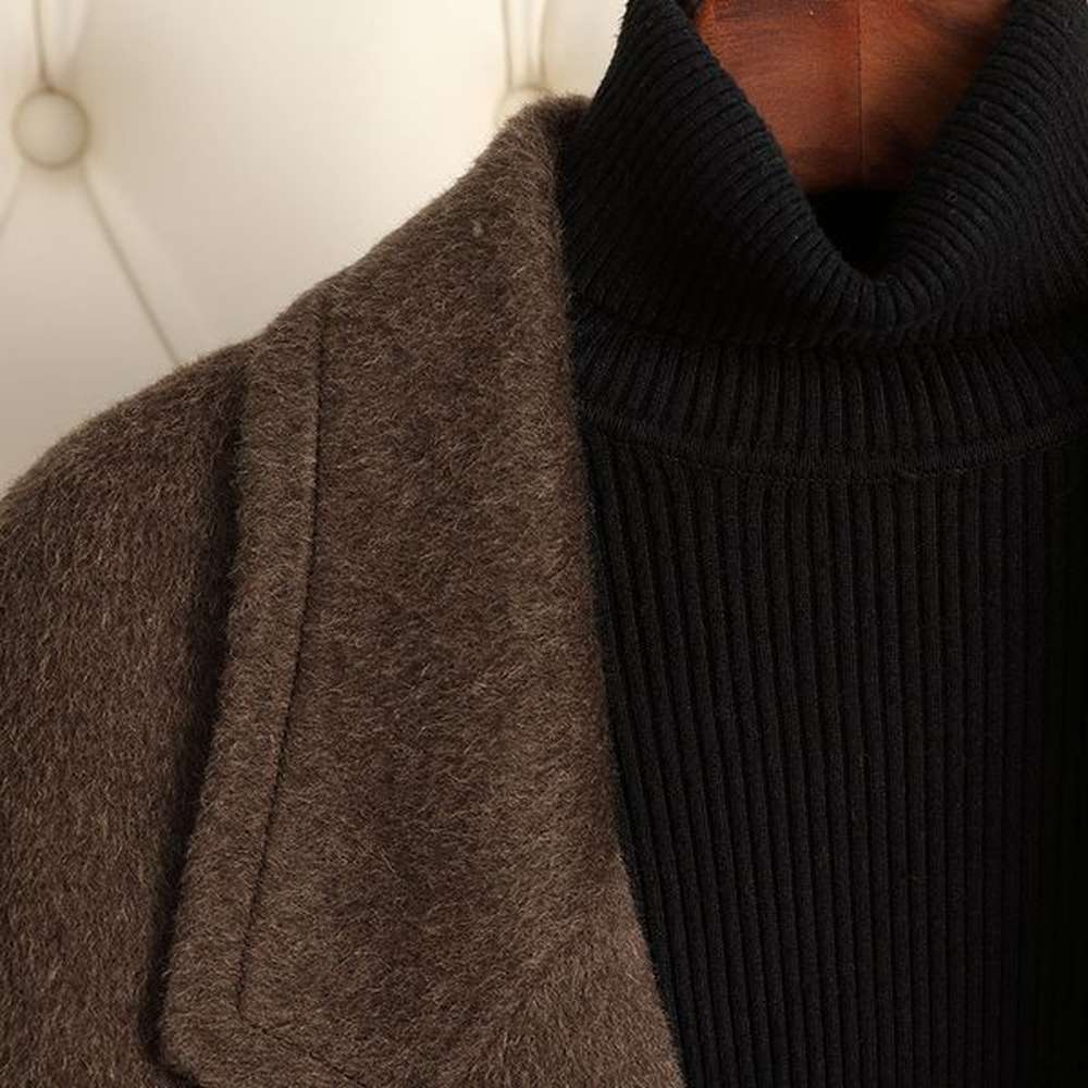 cc new autumn and winter handmade doublesided wool coat for