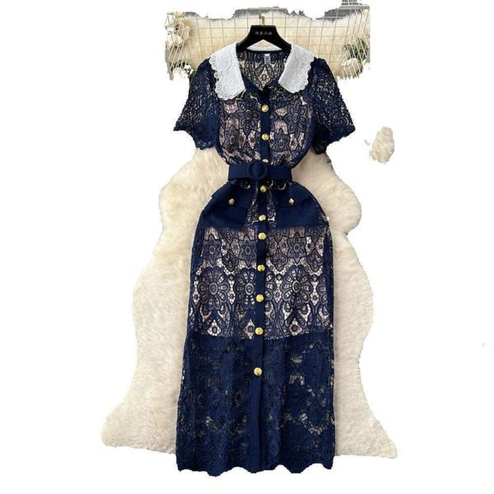 celebrity high grade lace womens summer hooked flower embroidery design