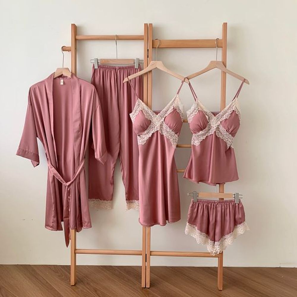 chic loungewear for her cozy silk pajama top