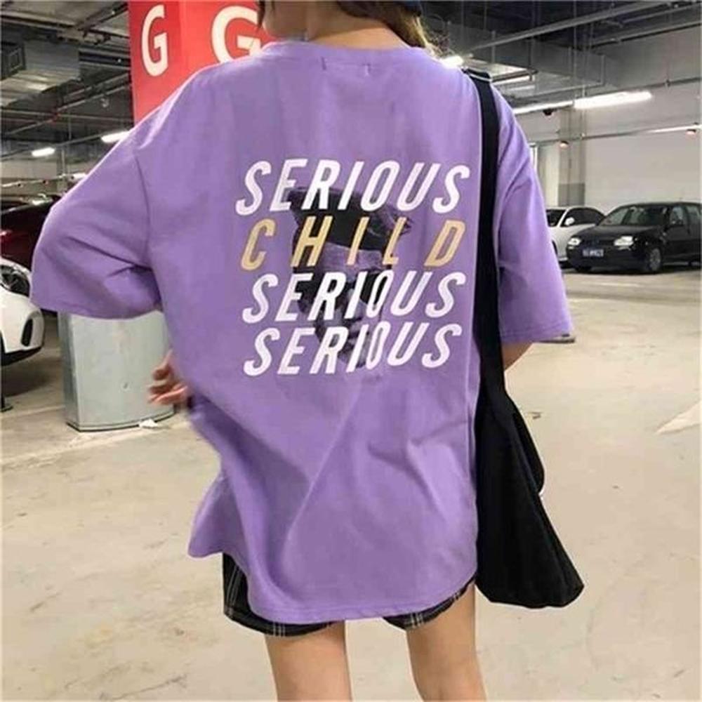 chic vaporwave back graphic letter printed cool must have loose