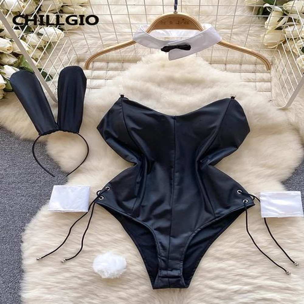 chillgio women sexy bodycon bodysuits fashion erotic sleepwear backless catsuits