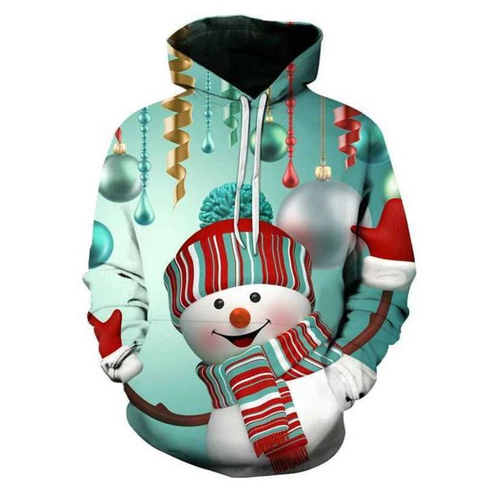 Christmas Tree Hoodie For Men Women Christmas 3D Printed Pullovers Fashion Harajuku Hoodies Tops Long Sleeves Loose Sweatshirt LX241113