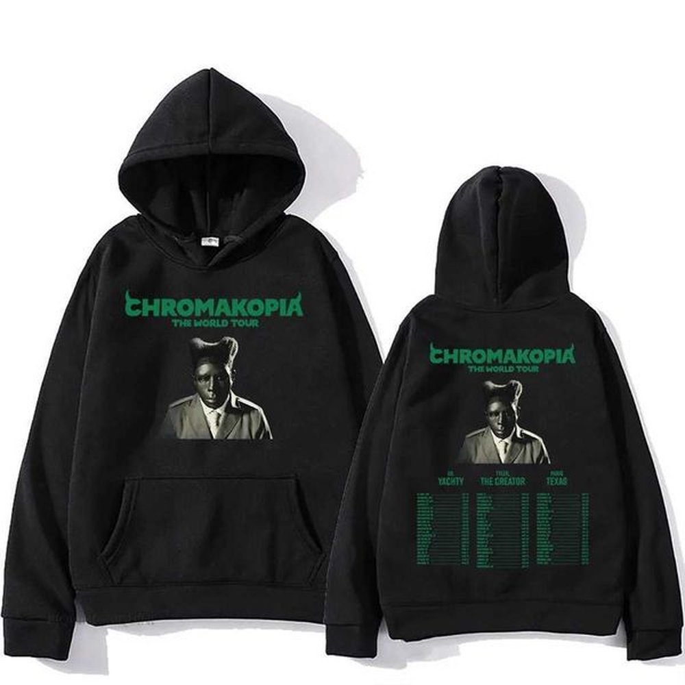 Chromakopia The World Tour 2025 Hoodies Rapper Tylerr The Creator Printing Sweatshirts for Winter Moletom Masculino Unisex HoodyC241211