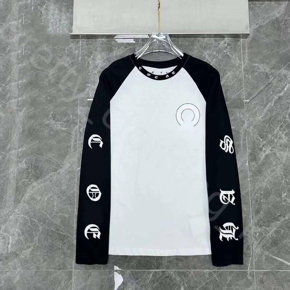 Chrome Hoodie Mens Designer T Shirts Men Women Letter Printed Tshirts Fashion Spring Summer Long Sleeve Tops Hot Sale Styles Breathable T-Sh
