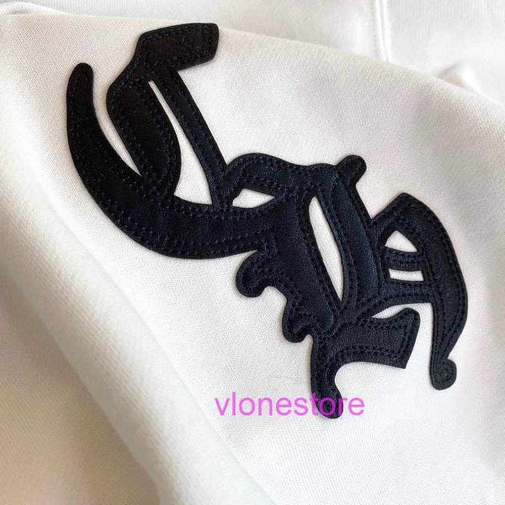 Chromes latest heart Heart Fashion Ch Cross Flower Men's and Women's Loose Round Neck Casual Sweater Autumn and Winter