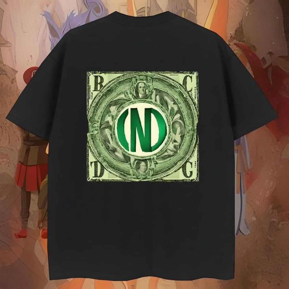 Classic Casual 230g Pure Cotton Mens T Shirts money Sports Casual Men Tees Tees Shirts Breathable Crew Neck Loose Custom Printing
