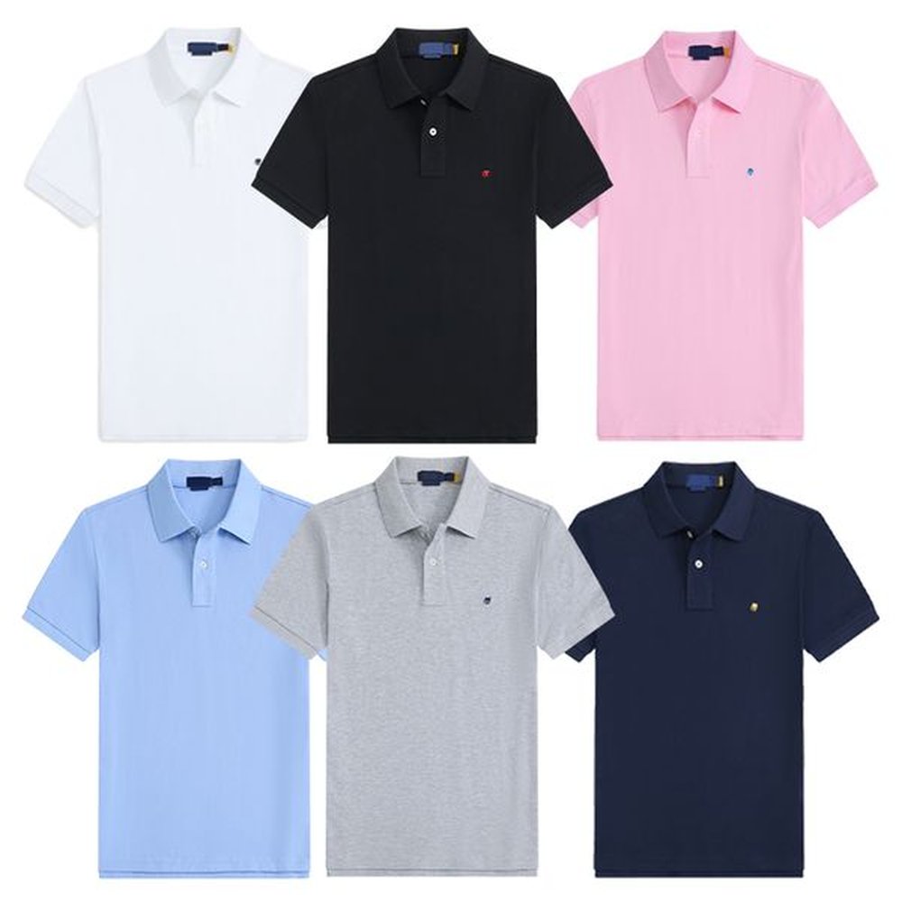 Classic Designer Polos Shirt Casual Embroidery T-Shirt Mens Tees Summer Lapel Business Brand men polo Fashion Man Women animal print Homme S