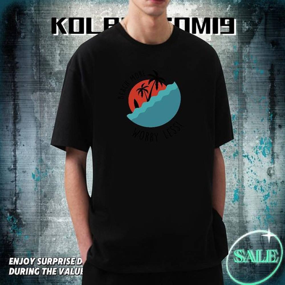 Classic Men Clothes T-Shirt Daily Outfit 230g Cotton Customized Breathable sea T shirt Factory Direct Tee Shirt