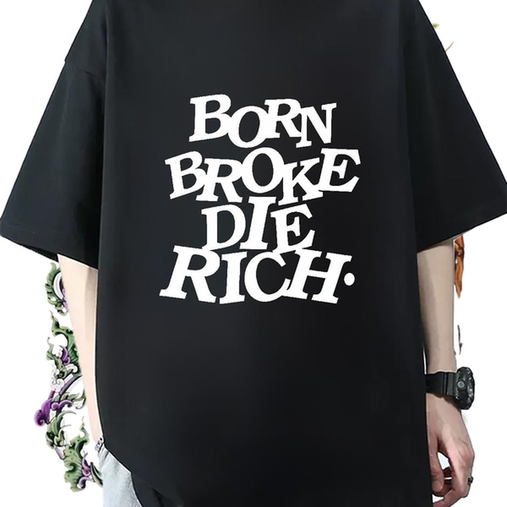 Classic Mens Tshirts Cotton Breathable Short Sleeve Spring Summer T-Shirts for Men DIY Anime 2024 DIY Tee Shirt