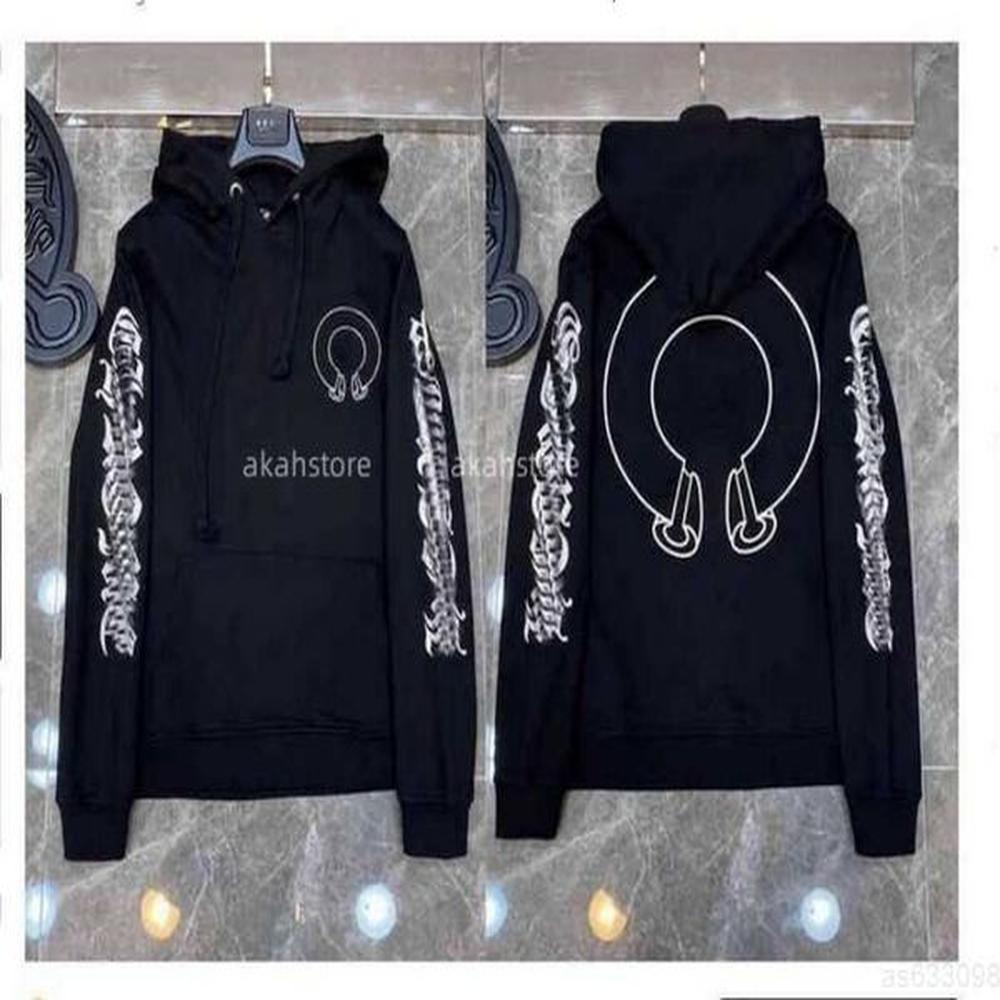 Classic Mens Zipper Ch Hoodies Designer Horseshoe Sanskrit Cross Print Pullover Heart Hoody Sweatshirts Sweater Luxury Woman Jackts FateP11N