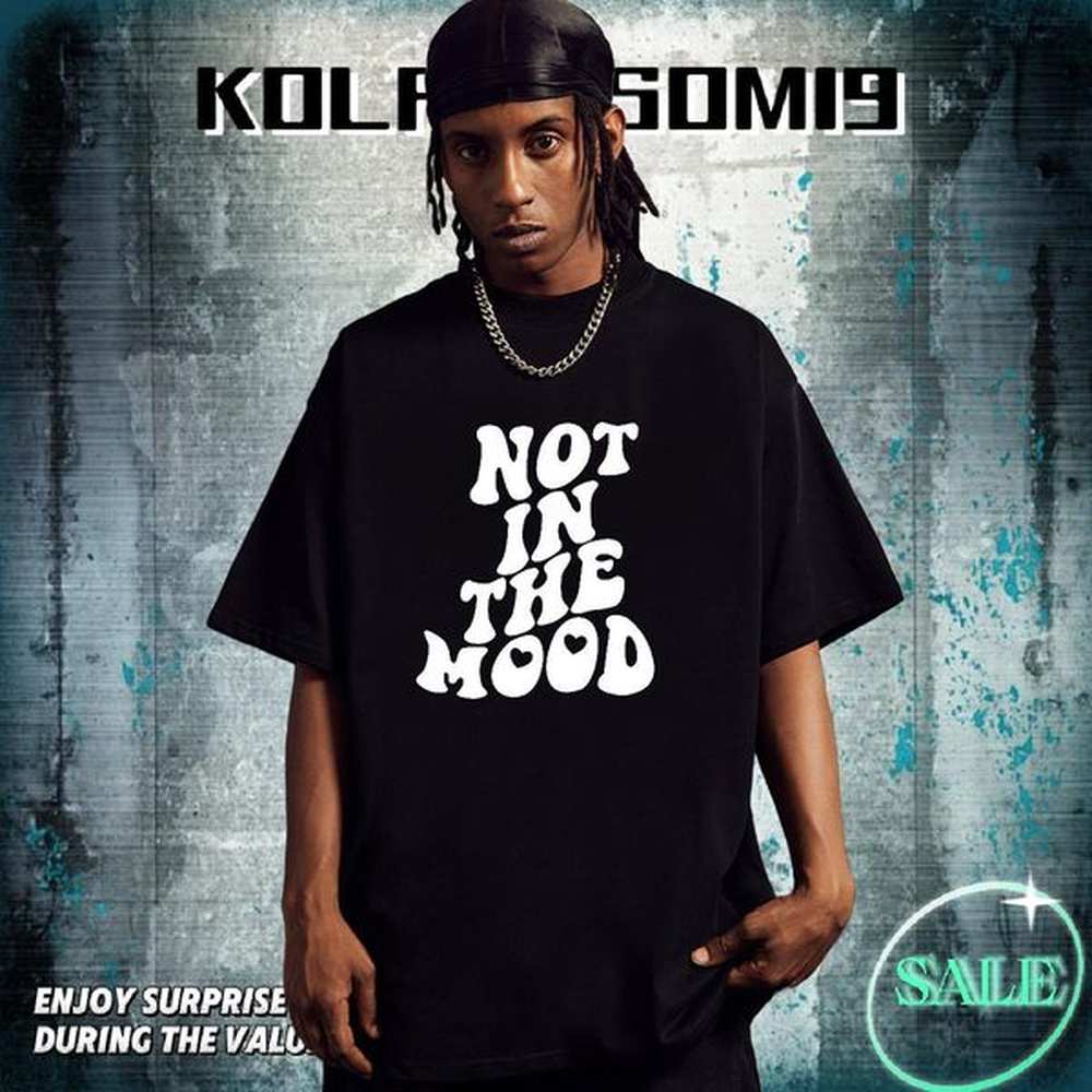 Classic Tshirts 230g Cotton Casual Daily Wear letter Anime Print Short Sleeve Soft DIY T Shirt For Man Tees Shirts