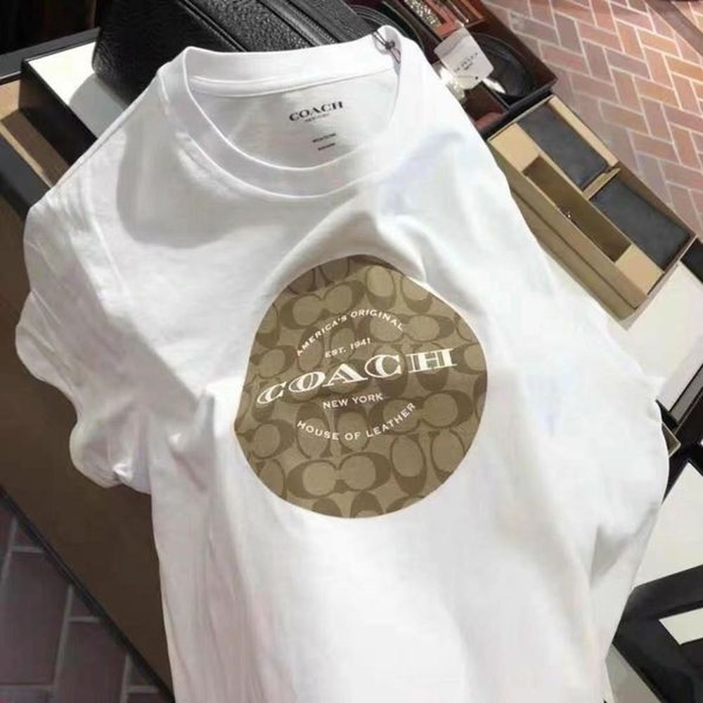 Coach brand Men's fashion T-shirt Coach Style Cardamom with men's black coach short sleeve luxury collection new coach Sweatshirts