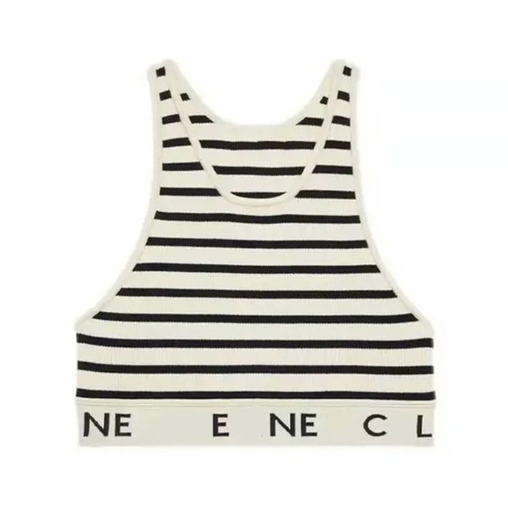 colors tank tops for women crop top designer stripes