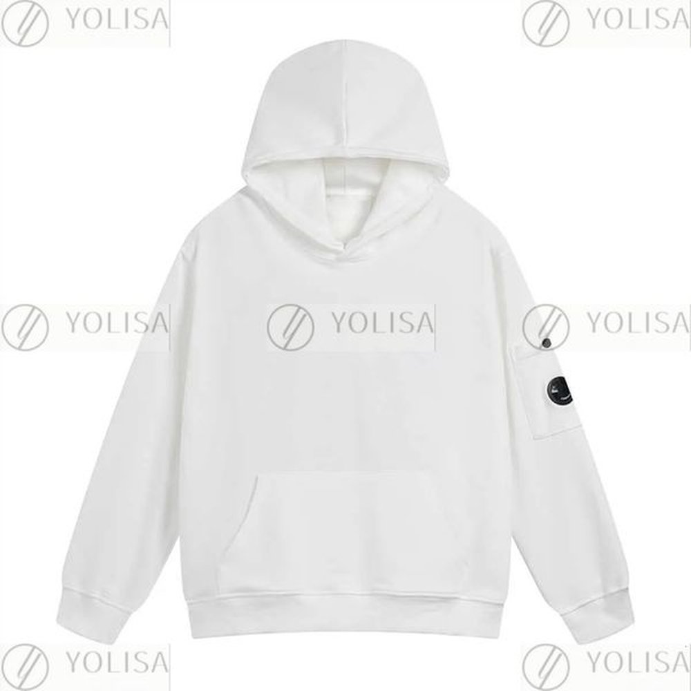 Company Hoodie Men One Lens Glasses Jacket Brand Hoodies Casual Long Co Company Sleeve Jumpers Designer Top Sweatshirt Mens Luxury Hood O-Ne