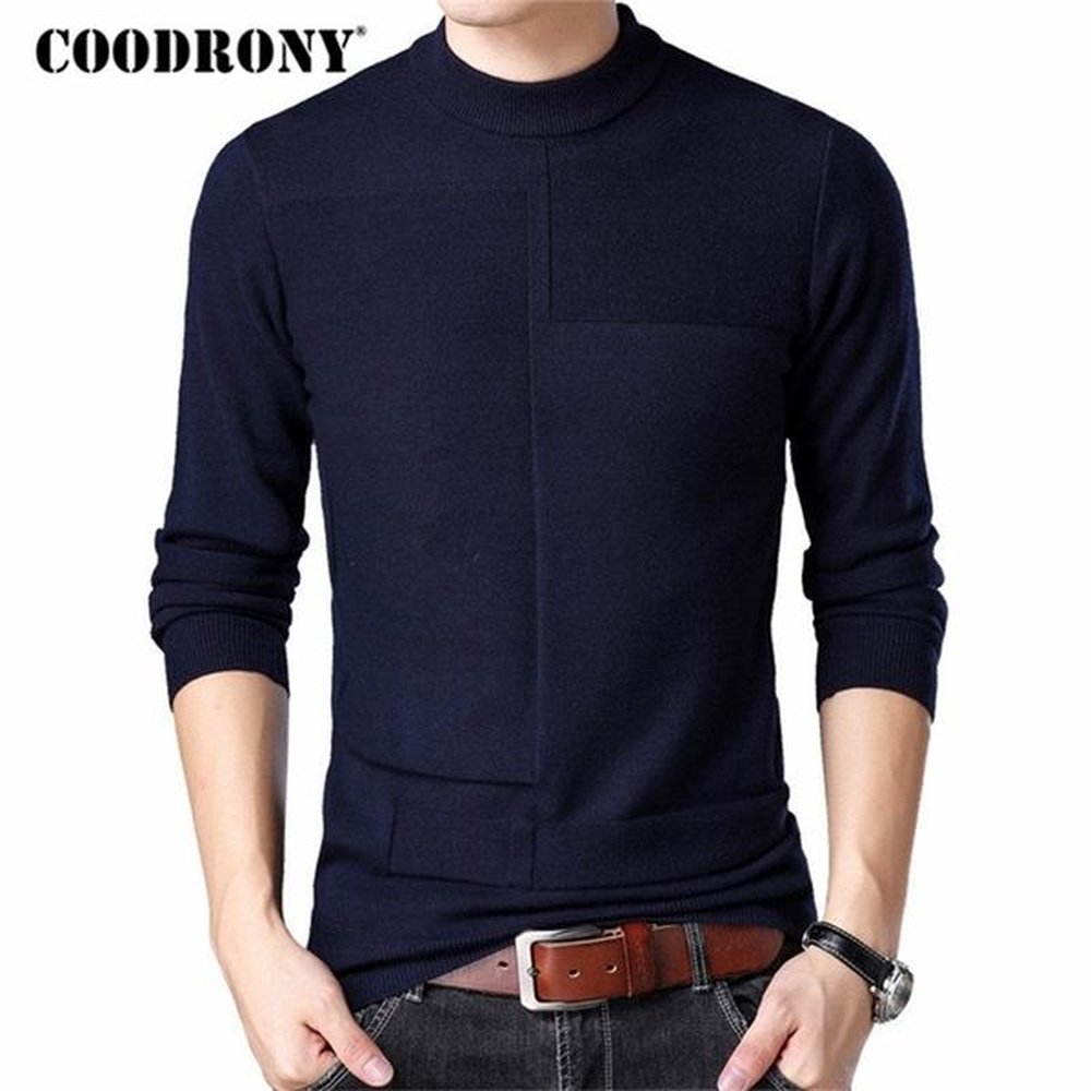 COODRONY Christmas Sweater Men Clothes Winter Thick Warm Mens Sweaters Cashmere Pullover Men Casual O-Neck Pull Homme 8252 201225