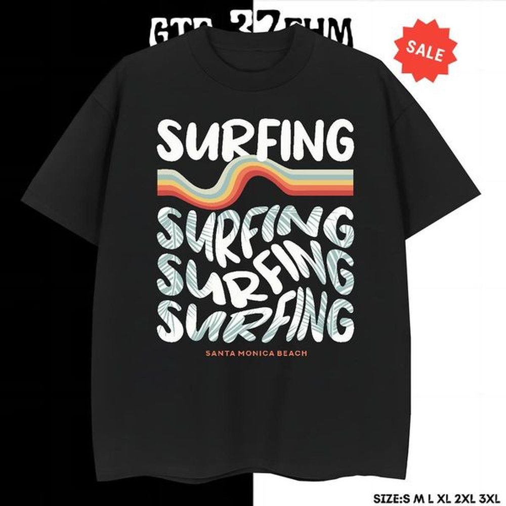 Cool Design Men Tops Tees Beach 230g 100% Cotton Anime Print Short Sleeve O-Neck letter T shirt New Top Tees