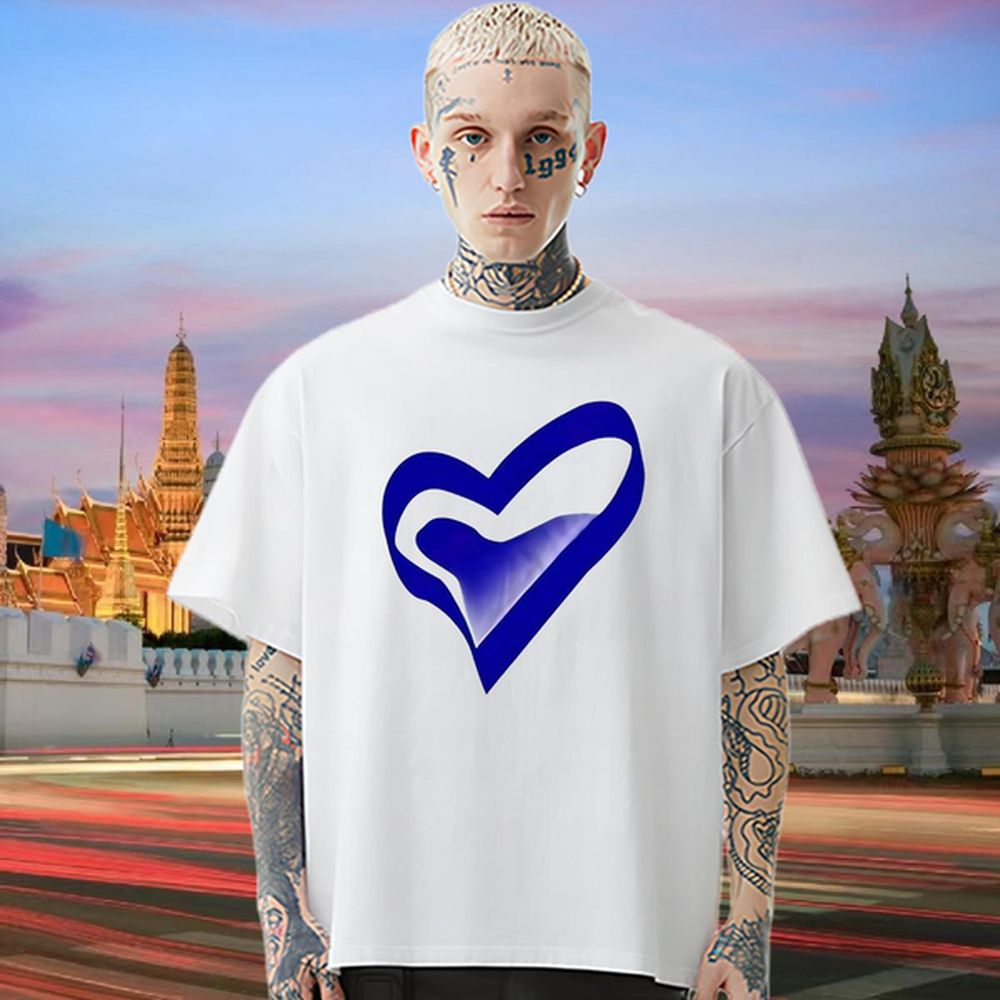 Cool Men Tops Tees Breathable Crew Neck Hip Hop Street Man T Shirts Oversized 2024 Polos