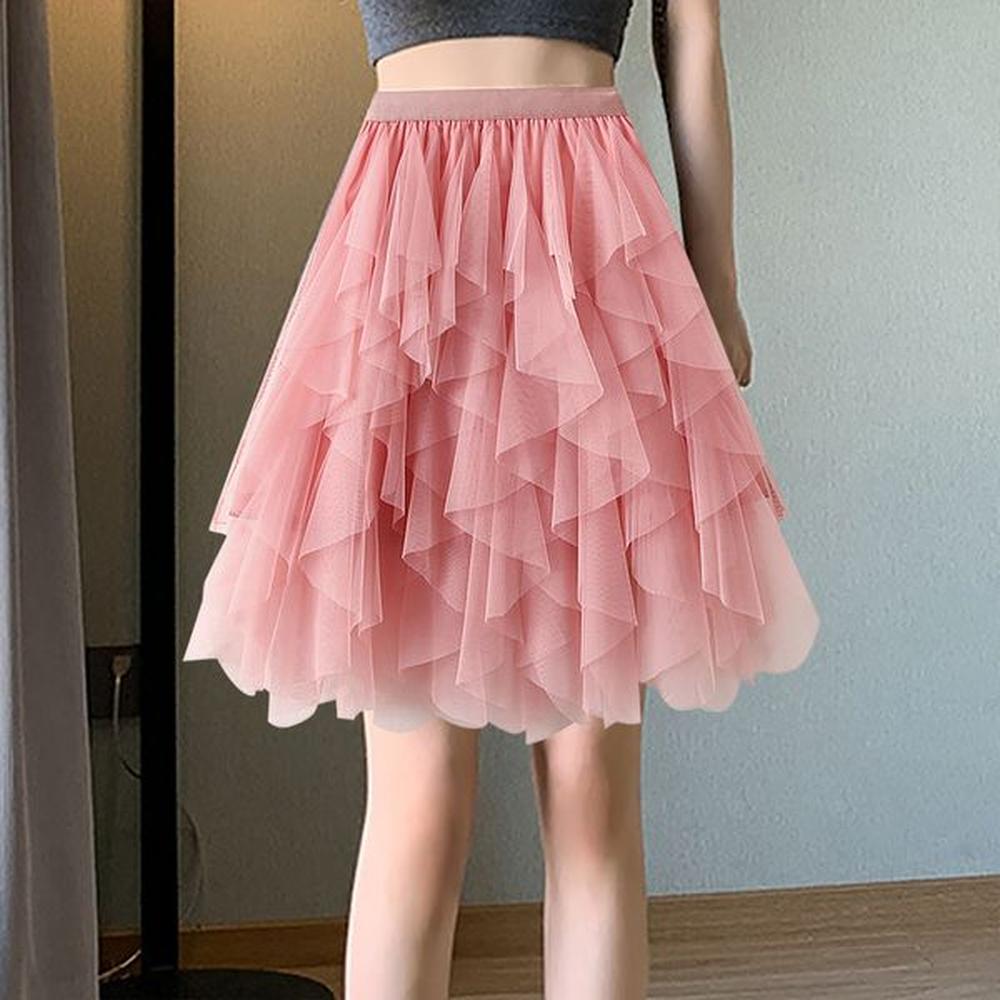 corduroy tulle knee length long adult tutu layered short prom