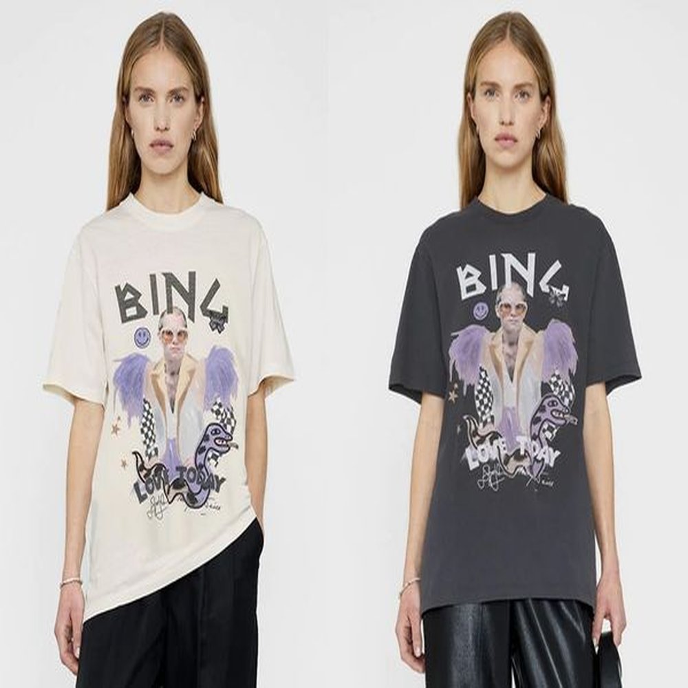 cotton designer tshirt lili women print character tshirt fashion summer
